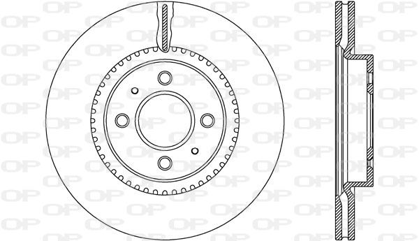 OPEN PARTS stabdžių diskas BDA2639.20